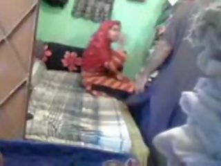 Ripened lustful pakistani saperangan enjoying short muslim x rated video session