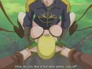 Captivating manga elve înșurubate de uman penis