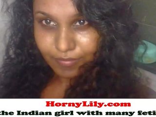 Indiano pornostar seduttrice giglio tremante suo big-ass