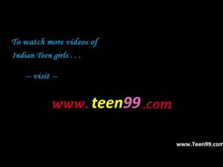 Teen99.com - indieši ciems mīļotā smooching suitor uz ārā