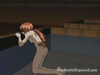 Pula buhok anime homosexual pagkuha anally binubutasan sa pamamagitan ng a malaki turok aso estilo
