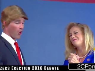 Donald drumpf shuts nahoru hillary clayton (cherie deville) s jeho šachta